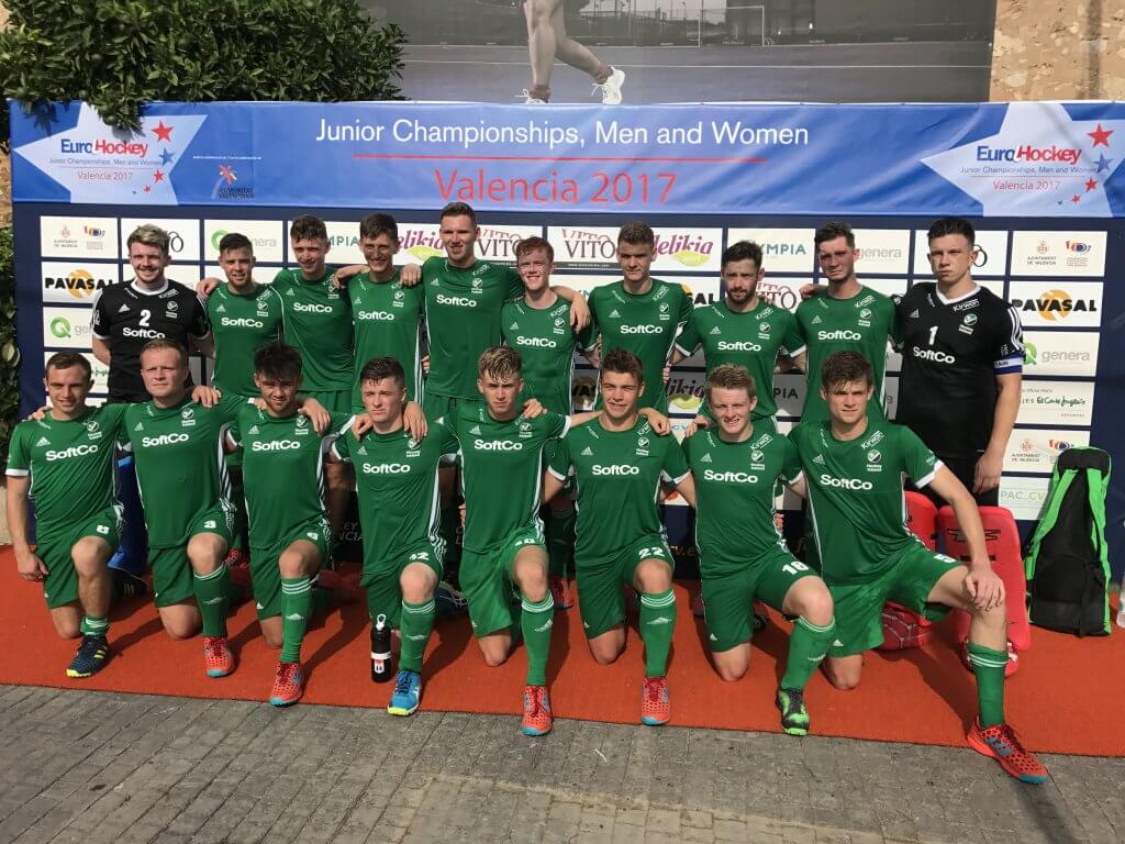 Irish U21 Hockey Team Sponsored by SoftCo