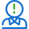 Human error icon