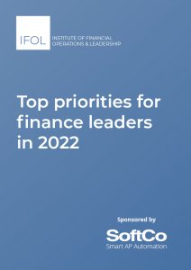 IFOL Top Priorities for Finance Leaders in 2022 whiepaper
