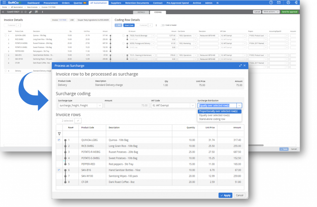 10.6 Surcharges Handling