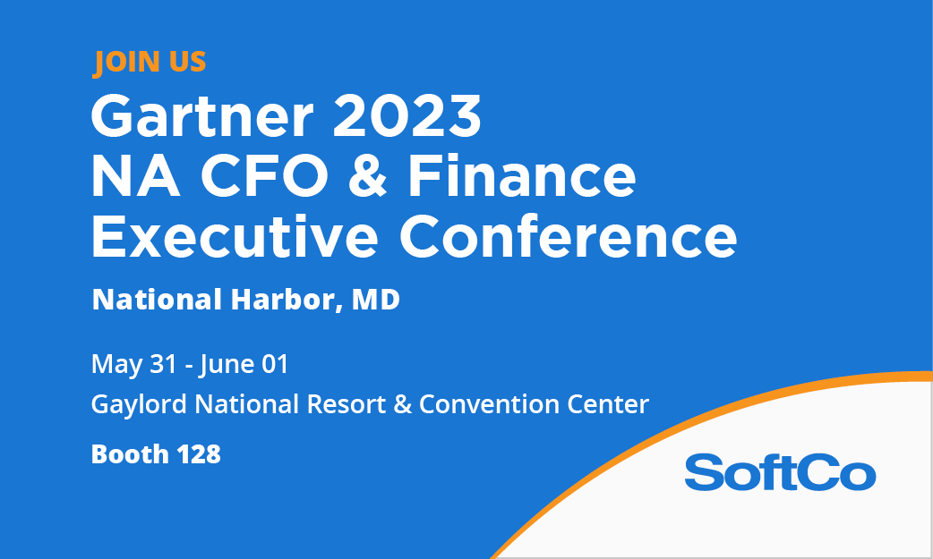 SoftCo announced as Key Sponsor at Gartner CFO and Finance Executive