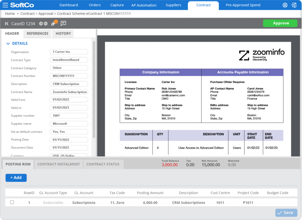 solutions P2P contract