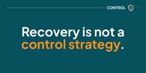 Recovery is not a control strategy in accounts payable.