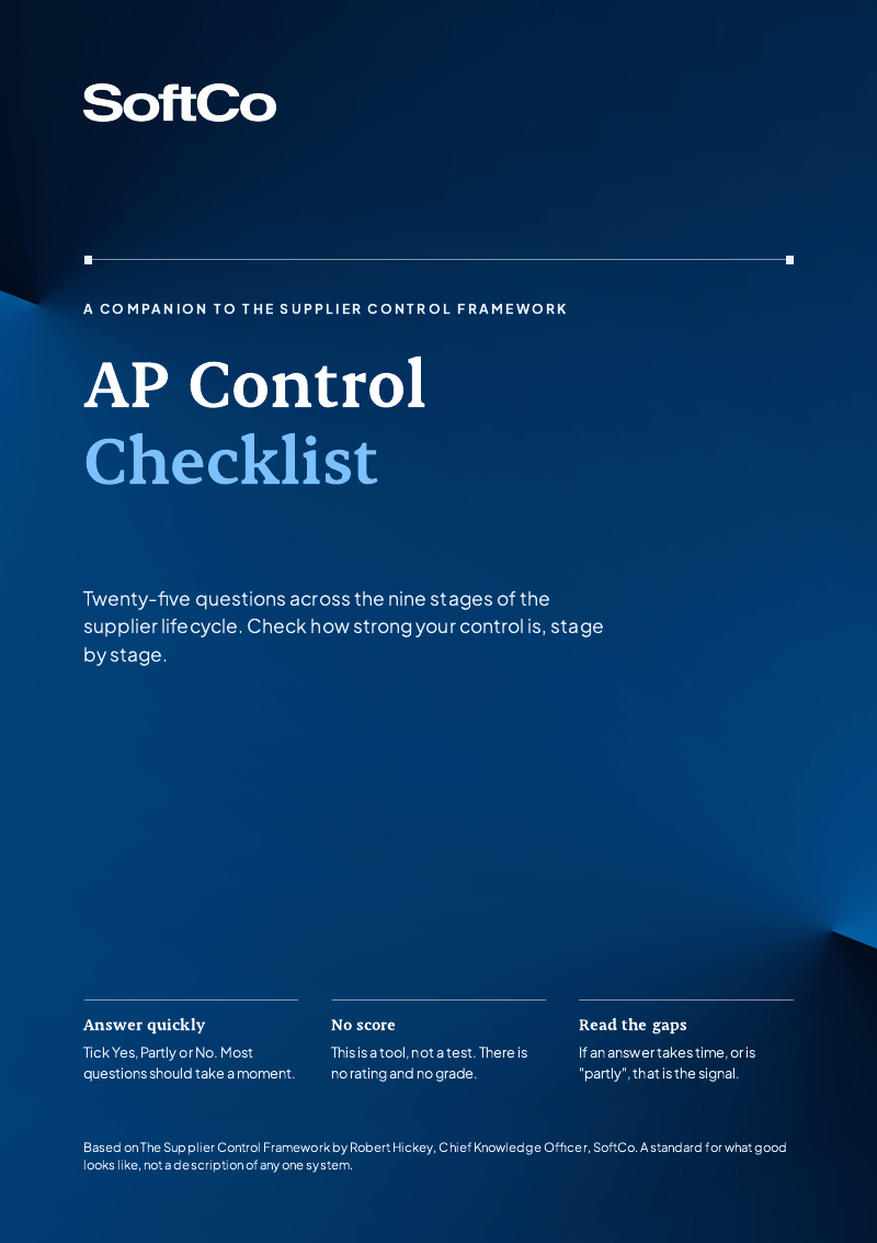 Cover of the AP Control Checklist