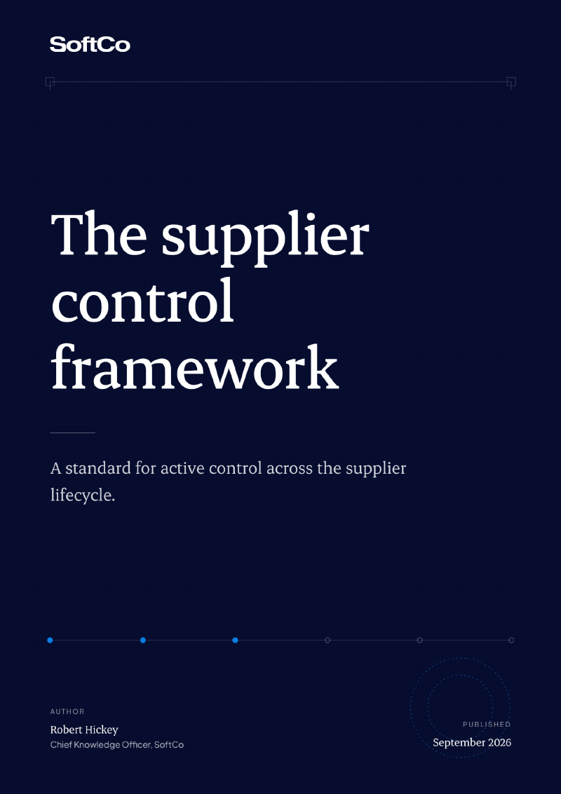 Cover of The Supplier Control Framework by Robert Hickey